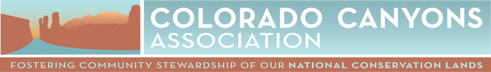 Logo for Colorado Canyons Association.